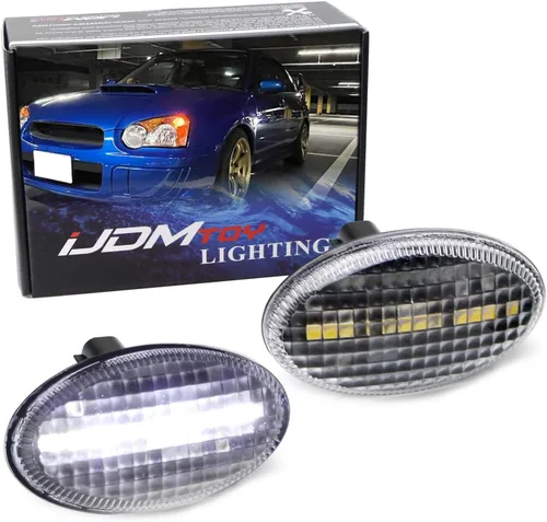Miniatura 11 de iJDMTOY JDM-Spec - Luces LED ámbar transparentes con adaptador de cableado compatibles con/ajuste directo JDM Subaru 2000-07 Impreza WRX STI, 00-03