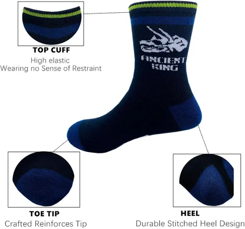 Miniatura 2 de Calcetines deportivos para niños, diseño de dinosaurios, 10 pares