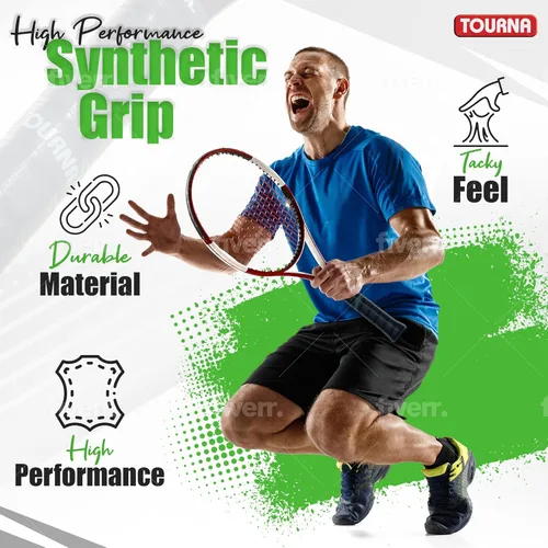 Miniatura 3 de Tourna PRO Tour Grip - Agarre fino de repuesto para tenis (0.059 in)