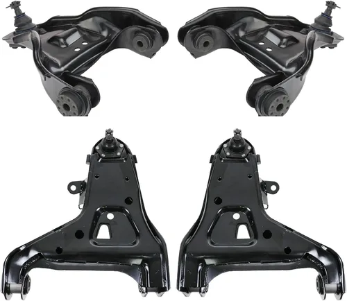 Miniatura 107 de TRQ Brazo de control delantero superior e inferior con rótula juego de 4 piezas compatible con Land Rover Range Rover 2003-2012