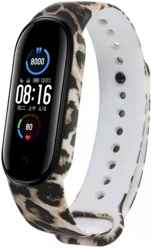 Miniatura 2 de Paquete de 10 correas compatibles con Mi Band (7/5/6) – Correa de silicona flexible estampada para rastreador