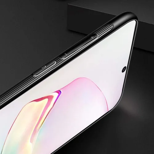 Miniatura 8 de Fundas diseñadas para Samsung Note 10 Plus con parte trasera de calidad de vidrio templado+carcasa híbrida de TPU marco, cubiertas delgadas