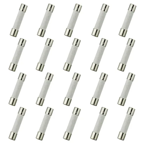 Miniatura 13 de T7AL250V 20 fusibles de tubo de cerámica de soplado lento de 0.236x1.181 in 0.24 x 1.18 pulgadas 7A 250V