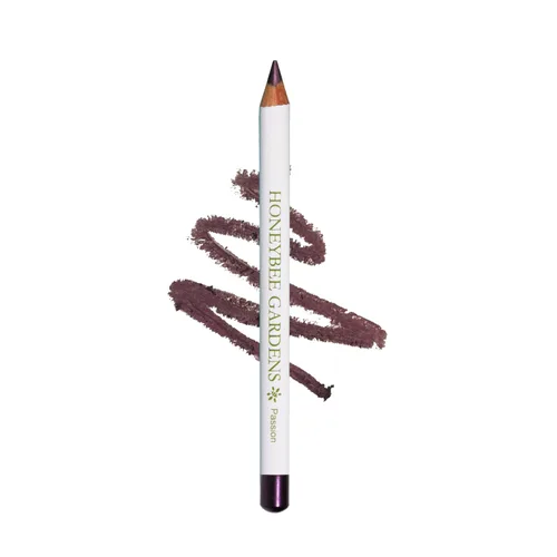 Honeybee Gardens Lápiz delineador de ojos sin esfuerzo en pasión, rica pigmentación, suave, duradero, vegano, sin gluten Passion