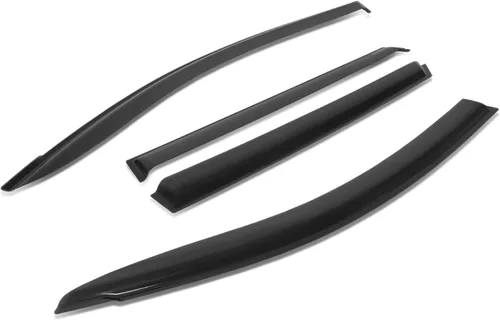 Miniatura 20 de Visor protector deflector de lluvia autoadhesivo para vidrio para Hyunday Sonata NF, 4 unidades, uno por puerta