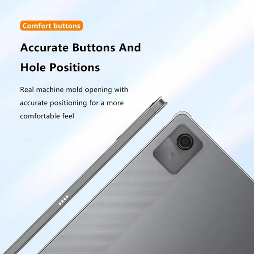 Miniatura 5 de Funda para Lenovo Tab M11 TB-330FU/Lenovo Xiaoxin Pad 2024 11 pulgadas TB-331FC, protección avanzada contra caídas del airbag, silicona flexible TPU