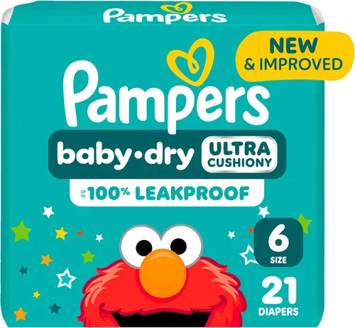 Miniatura 27 de Pampers Pañales - Baby Dry - Tamaño 6, 64 unidades, pañal desechable absorbente para bebés (el embalaje puede variar)