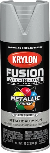 Krylon Fusion - Pintura en aerosol adhesiva todo en uno para uso en interiores y exteriores, 12 onzas, aluminio Icy Grape