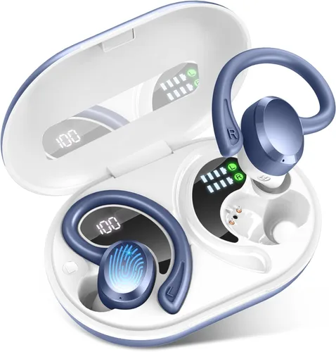 Miniatura 11 de Auriculares Inalámbricos Deportivos, Auriculares Bluetooth 5.4 2025 con Graves Hi-Fi Estéreo Over Ear, 56Hrs Auriculares con Cancelación de Ruido