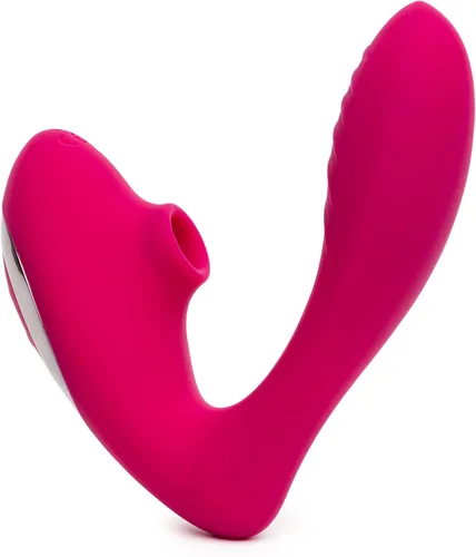 Lovehoney Condulge - Juguete de succión de clítoris – Juguete sexual vibrante para estimulación doble de clítoris y punto G – Vibrador de succión