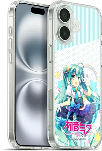 Miniatura 161 de Head Case Designs Licencia Oficial Hatsune Miku Gráficos Lindos Carcasa de Gel [Protección de Grado Militar] Compatible con Apple iPhone 7