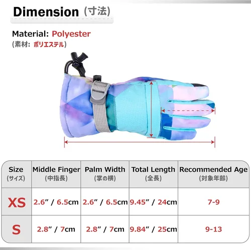 Miniatura 2 de Azarxis - Guantes térmicos de invierno para niños y niñas