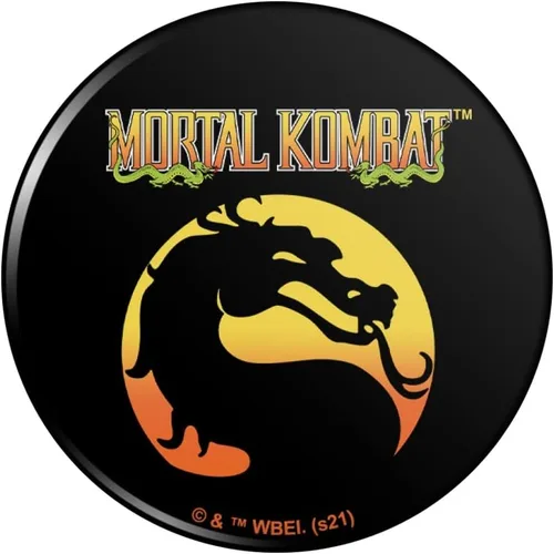 Mortal Kombat Klassic Logo Cocina Refrigerador Locker Botón Imán