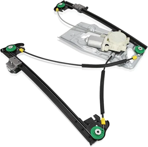 Miniatura 19 de DNA MOTORING OEM-WR-0031 Conjunto de motor y regulador de elevalunas eléctrico delantero izquierdo del lado del conductor compatible con 00-06 BMW