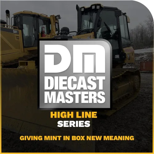 Miniatura 9 de Caterpillar D3 Bulldozer 1:50 - Modelos High Line de Diecast Masters - 85673 - Pistas de metal, apertura del compartimento del motor y detalle