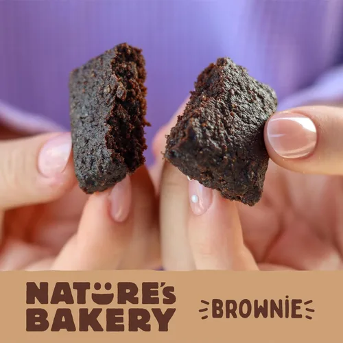 Miniatura 10 de Nature’s Bakery Barras de Brownie de Doble Chocolate, Granos Enteros, Dátiles y Cacao, a Base de Plantas, Sin Lácteos, Barra de Snack, 1 caja con 12