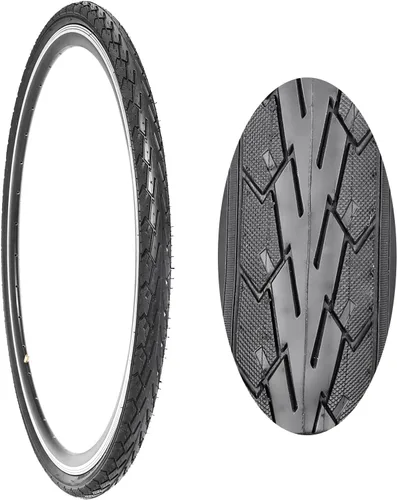 Miniatura 5 de Paquete de 1 o 2 neumáticos para bicicleta de carretera 700X23C/25C/28C/35C con o sin 2 tubos internos, válvula Presta y 2 palancas para neumáticos