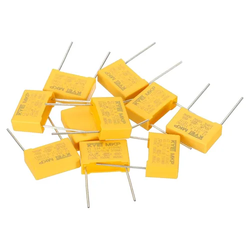 PATIKIL Condensadores de seguridad, paquete de 10 unidades de 0.33uF AC 310V 0.591 in Pin Pitch 0.709x0.472x0.236 in polipropileno Film Capacitor