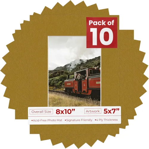 Miniatura 56 de Tapete de 5 x 7 pulgadas para marco de 8 x 10 pulgadas, tablero precortado sin ácidos, negro mate de 5 x 7 pulgadas, hecho para adaptarse a un marco
