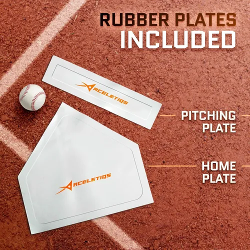 Miniatura 6 de Red de béisbol de lanzamiento con 9 objetivos, diseño flexible para portabilidad, equipo de entrenamiento de softbol para jóvenes y adultos, bolsa