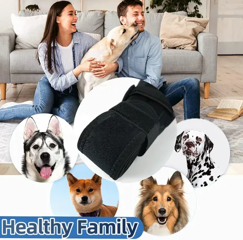 Miniatura 4 de L - Soportes para patas de perro para la pierna trasera para apoyo con lesiones del ligamento cruzado, mejor recuperación con rodillera de perro