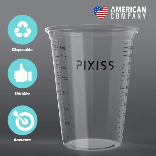 Miniatura 7 de Increíble kit de resina epoxi fundida transparente por Alumilite, vertido profundo con 20 vasos de mezcla de plástico desechables y varillas