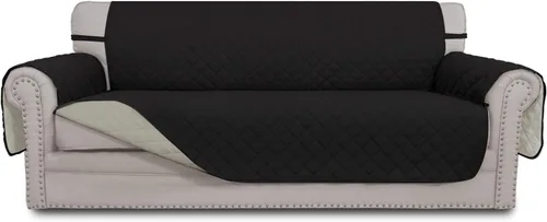 Miniatura 271 de Easy-Going - Funda para sofá, futón y sillón sin reposabrazos, reversible, resistente al agua, para mascotas y niños (azul oscuro/azul claro)
