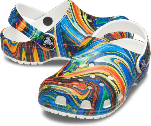 Miniatura 6 de Crocs - Zuecos clásicos de teñido anudado para niños (niños pequeñosniños grandes)