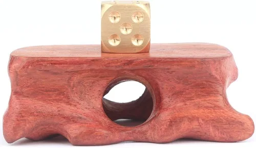 Miniatura 6 de Dados de latón de metal de 6 caras con caja de metal de regalo y bolsa portátil, 6 dados de latón macizo para mesas, juegos de mesa, póquer, fiesta