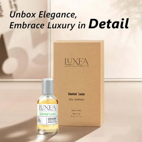 Miniatura 4 de Perfumes para mujeres y hombres, nota de almizcle sándalo y cuero, aroma intenso, Eau de Parfum de mujer de larga duración, caja de regalo fabricada