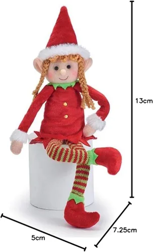 Miniatura 2 de Felpa de Navidad elfo