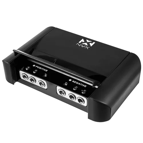 Miniatura 4 de NVX XCAP10H Condensador híbrido de rigidez True 10 Farad con pantalla digital y bloque de distribución incorporado