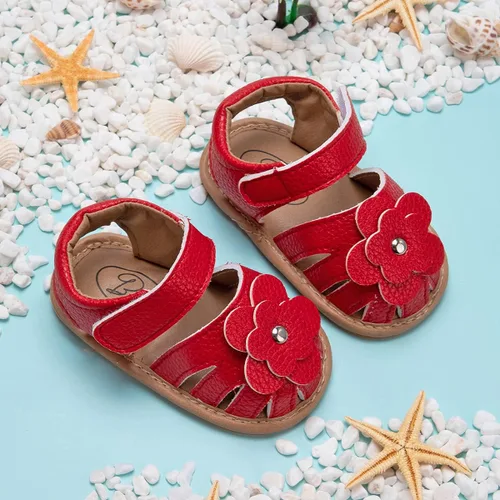 Miniatura 5 de KIDSUN Sandalias para bebés, niñas y niños, suela de goma antideslizante, para verano, playa, al aire libre, zapatos para cuna