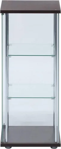 Miniatura 11 de Fuji Boeki 96049 - Estuche de la colección 96049, 3 niveles, ancho 16.7 x profundidad 14.4 x 33.9 pulgadas (16.7 x 14.4 x 33.9 in), marrón, vidrio