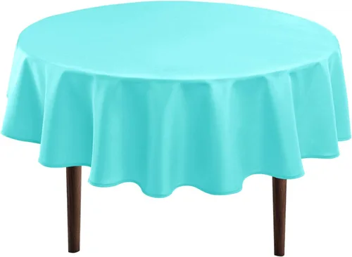 Hiasan Mantel redondo de 30 pulgadas – Mantel de tela de poliéster impermeable resistente a las manchas a prueba de derrames, para comedor, cocina,