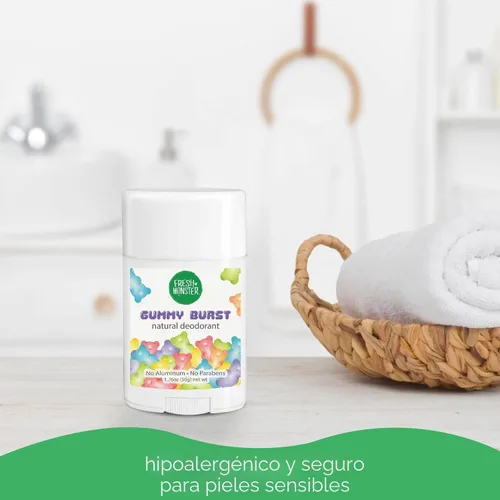 Miniatura 7 de Fresh Monster Desodorante natural para niños y adolescentes Ganador del premio Oro de la elección de mamá Libre de aluminio, sin parabenos
