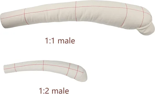 Miniatura 7 de Brazos de costura con patrón de vestido para hombres, brazos de algodón suave para hombre adulto, maniquí de sastre de cuerpo completo, brazos