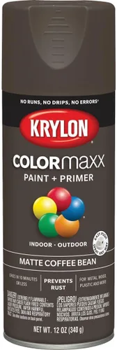 Miniatura 10 de Krylon K05599007 COLORmaxx Pintura en aerosol y base para uso en interiores y exteriores, color gris brillante para maquinaria, 12 onzas