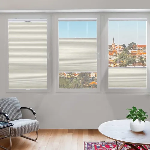 Miniatura 20 de Tonature Persianas Celulares de Tamaño Personalizado para Ventanas Cortinas Blackout sin Cordón Persianas Enrollables Protección UV Aislamiento