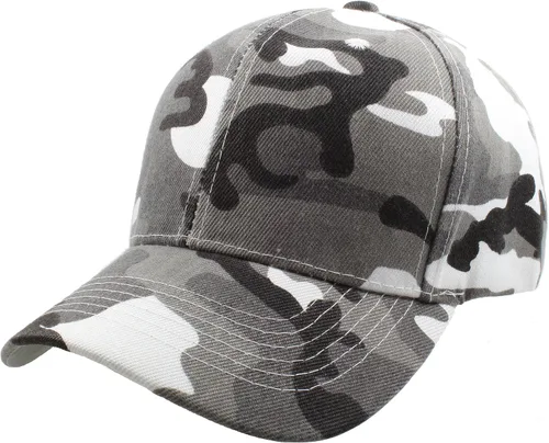 Miniatura 99 de Gorras de béisbol con correa trasera ajustable, lisas, negras, 12