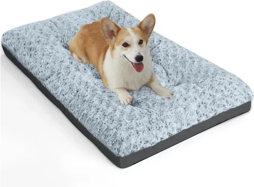Miniatura 11 de POCBLUE Cama Extra Grande para Perro, Alfombrilla de Felpa XXL Lavable para Jaula/Cages, Cama Antideslizante para Mascotas para Uso