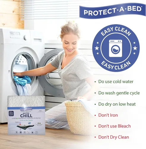Miniatura 7 de Protector de colchón Arctic Chill, Protect-A-Bed, impermeable, de 5 lados, individual
