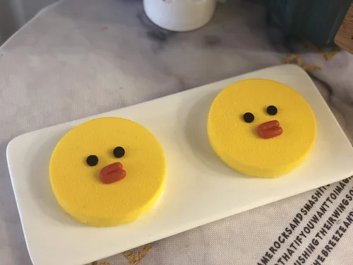 Miniatura 2 de homEdge Molde de silicona con forma de disco de 3 cavidades, 3 paquetes de pastel de disco, gustard, posavasos de resina, tarta y moldes de jabón