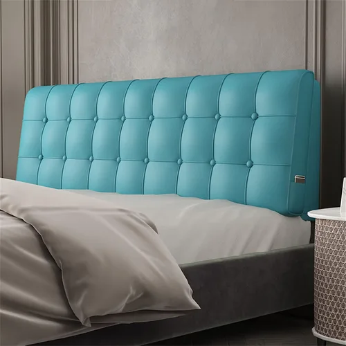 Miniatura 8 de Almohada de lectura con respaldo de cabecera rectangular, cojín de respaldo de cuña grande para reposo en cama, cojín extraíble para dormitorio