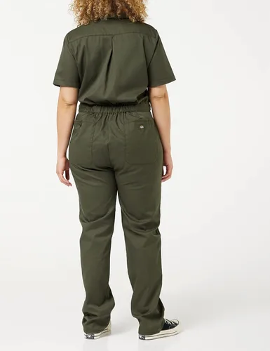 Miniatura 4 de Dickies - Overol flexible de manga corta para mujer