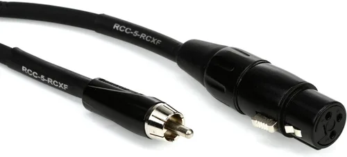 Miniatura 4 de Roland Cable de interconexión de 10 pies, XLR (macho)-RCA, serie negra (RCC-10-RCXM)