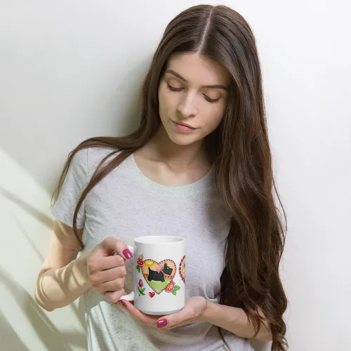 Miniatura 5 de Mary Engelbreit Taza de café, taza de café de cerámica divertida y linda, taza novedosa, regalo de broma para amigos y compañeros de trabajo, taza