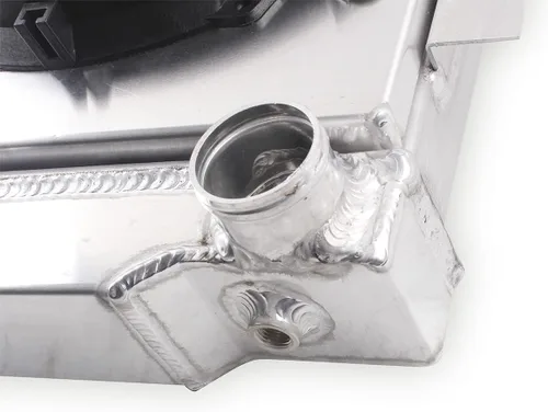 Miniatura 4 de Radiador de enfriamiento de aluminio de alto rendimiento de 3 filas con núcleo de rendimiento con carcasa de ventilador (2x30.5 cm de diámetro)
