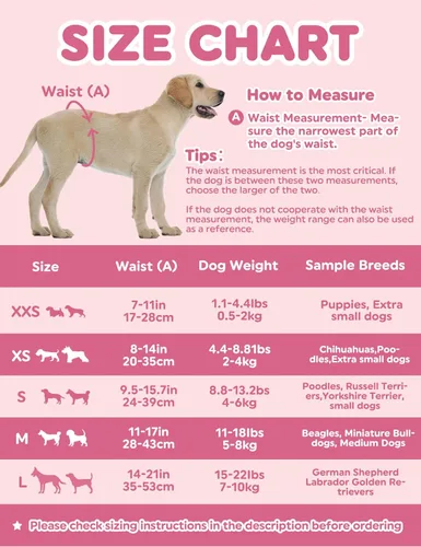 Miniatura 4 de Dono Paquete de 24 pañales para perras, superabsorbentes, indicador de humedad, tamaños S (9.5-15.7 pulgadas), ideal para perros hembras pequeñas a