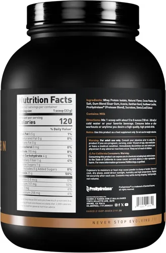 Miniatura 2 de Kaged Polvo aislado de proteína de suero Chocolate Suero de leche 100% puro y bajo en lactosa Bebida de recuperación después del entrenamiento